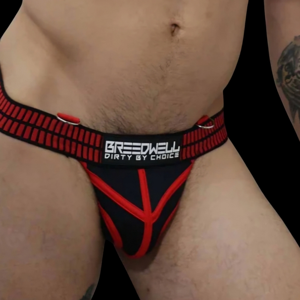 Breedwell Hybred Red Jockstrap New in Package With Tags - Picture 3 of 5